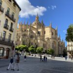Efter landning i Madrid var första stopp Segovia Efter landning i Madrid var första stopp Segovia