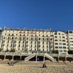 Vi bodde under de två sista nätterna på resan på fashionabla Hotel Londres i San Sebastian Vi bodde under de två sista nätterna på resan på fashionabla Hotel Londres i San Sebastian