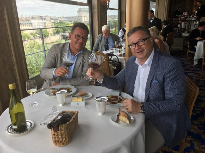 Lunch med Ulf Wagner på Restaurant La Tour d´Argent i Paris