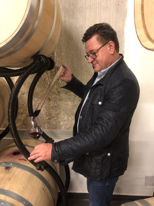 Fatprovning i Ribera del Duero av vårt vin Éxzito 2016...som redan smakade fantastiskt bra. Om ett år levereras vinet och ingen blir besviken..