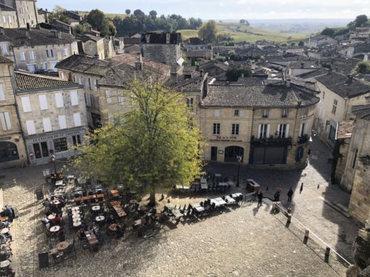 En solig och vacker dag i Saint-Emilion i torsdags