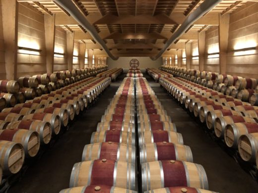 Tjusig källare på Almaviva som ägs av Rothschild/Concha y Toro i Maipo Valley