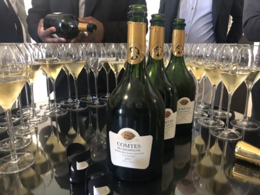 En av mina stora favoriter på resan var 2007 Comtes De Champagne hos Taittinger