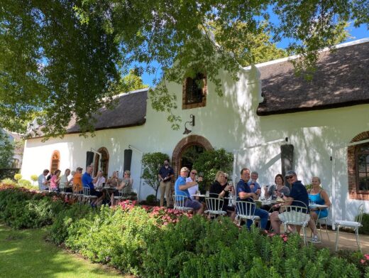 Trevligt besök på Rust En Vrede i Stellenbosch