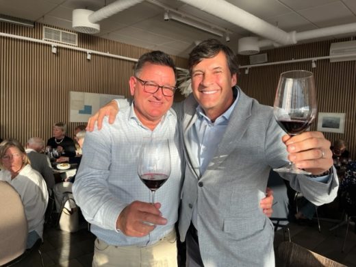 Tillsammans med Miguel Roquette på Quinta Do Crasto vid vår WineMakersDinner på Sillen & Makrillen