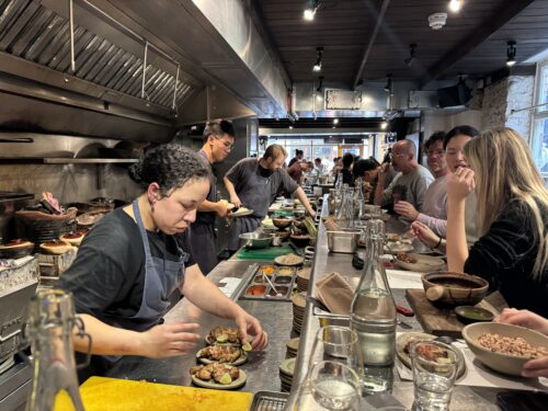 Jag och Magnus åt en god Thailänsk lunch på heta KILN i Soho