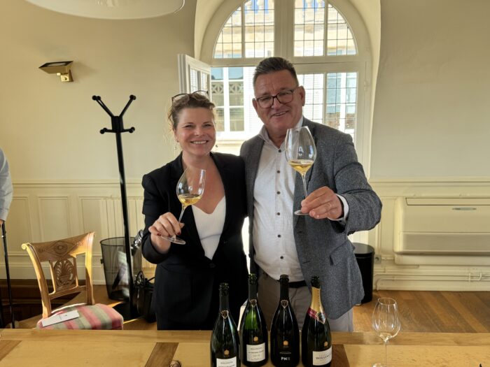 Den eminenta Caroline var vår värd hos Bollinger