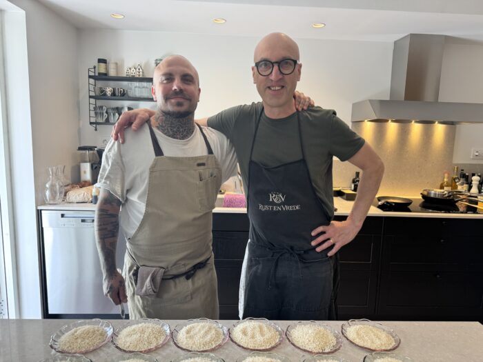 Benny & Daniel kreerade en sju-rätters meny hemma hos mig, då jag i onsdags stod som värd för Gastronauterna