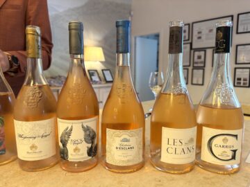 Provning av excellenta roséviner på Chateau d´Esclans i Provence