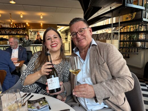 Vicky Bocanegra stod som värd från bodegas Roda på vår WineDinner på Restaurang Drottninggatan 35 i tisdags