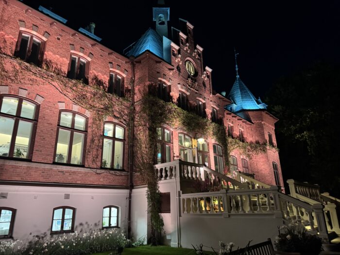 Per Dahlberg var värd för Gastronauterna på Sofiero Slottsrestaurang