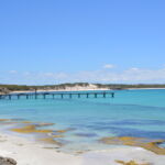 inbjudande vatten på Kangaroo Island inbjudande vatten på Kangaroo Island