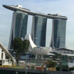 Vi tog ett par goda cocktails uppe på hotellet Bay Sands Vi tog ett par goda cocktails uppe på hotellet Bay Sands