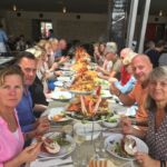 En helt fantastisk skaldjursplatå till lunch på Nick´s i Darling Harbour i Sydney En helt fantastisk skaldjursplatå till lunch på Nick´s i Darling Harbour i Sydney