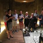 Provning med Liz Schoen på utsökta Yalumba i Barossa Valley där vinet Octavius toppade provningen Provning med Liz Schoen på utsökta Yalumba i Barossa Valley där vinet Octavius toppade provningen