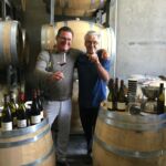 Provning med ägaren Clive Paton på Ata Rangi Winery i Martinborough Provning med ägaren Clive Paton på Ata Rangi Winery i Martinborough