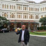 Sista kvällen i Singapore med Singapore Sling och middag på Tiffin Restaurant på Raffels Sista kvällen i Singapore med Singapore Sling och middag på Tiffin Restaurant på Raffels