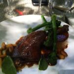 Confit de canard på Delaire Graff med deras ljuvliga Botmanskop Confit de canard på Delaire Graff med deras ljuvliga Botmanskop