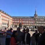Plaza Mayor besöktes under vår sightseeing i Madris med vår duktiga guide Angeliqa Plaza Mayor besöktes under vår sightseeing i Madris med vår duktiga guide Angeliqa