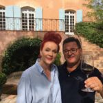 Ägarinnan till Chateau Vignelaure.. Mette Sundström & jag Ägarinnan till Chateau Vignelaure.. Mette Sundström & jag