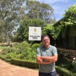 Cellar Door på Peter Lehmann i Barossa Valley där både fick en fin provning samt åt en god lunch Cellar Door på Peter Lehmann i Barossa Valley där både fick en fin provning samt åt en god lunch