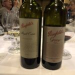 Goda viner till provning innan vår fem-rätters meny. Penfolds Grange visade ännu en gång sin enorma storhet Goda viner till provning innan vår fem-rätters meny. Penfolds Grange visade ännu en gång sin enorma storhet