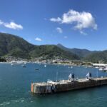 Vi tog båten från Picton på sydön till Wellington på nordön Vi tog båten från Picton på sydön till Wellington på nordön