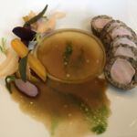 Vi åt en ljuvlig kanin till huvudrätt på tvåstjärniga Les Crayéres Vi åt en ljuvlig kanin till huvudrätt på tvåstjärniga Les Crayéres