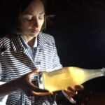 Cristal i källaren hos Louis Roederer. Efter visningen fick vi testa deras goda 2009 Cristal i källaren hos Louis Roederer. Efter visningen fick vi testa deras goda 2009