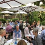 Middag i trädgården på Flo Excelsior i Reims Middag i trädgården på Flo Excelsior i Reims