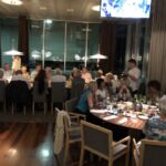 En finare middag med hela gruppen hos Rui Paula på hans restaurang DOC En finare middag med hela gruppen hos Rui Paula på hans restaurang DOC