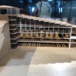 En modell över det supermoderna vineriet på bodegas BaiGorri En modell över det supermoderna vineriet på bodegas BaiGorri