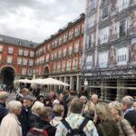 Sightseeing i Madrid på Plaza Mayor Sightseeing i Madrid på Plaza Mayor