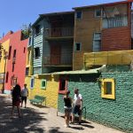 Den färgglada stadsdelen Caminito besöktes vid vår sightseeing i Buenos Aires Den färgglada stadsdelen Caminito besöktes vid vår sightseeing i Buenos Aires