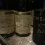 God buteljer för provning hos Catherine Faller på Domaine Weinbach God buteljer för provning hos Catherine Faller på Domaine Weinbach