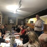 Den eminente Philippe Blanck höll en fantastisk föreläsning om växtplatser, jordmåner och Grand Cru-lägen Den eminente Philippe Blanck höll en fantastisk föreläsning om växtplatser, jordmåner och Grand Cru-lägen