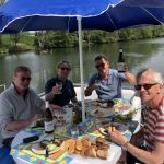 Härlig lunch med mina vänner "På kanelen på kanalen"