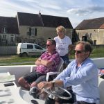 Mats, Camilla & Lars i fem knops fart på Canal de Nivernais