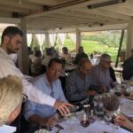 Vi inledde resan med en provning på Castello di Fonterutoli med efterföljande lunch på Osteria de Fonterutoli i Chianti Classico