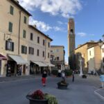En liten ledig stund i byn Montalcino