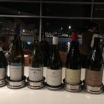 Ett härligt batteri med viner på Quay i Sydney
