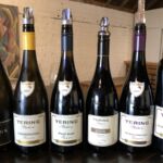 Ett trevligt batteri av viner på Yering Station i Yarra Valley
