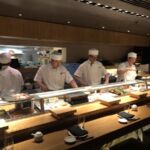 En OMAKASE MENY på Nobu i Melbourne med hela gruppen