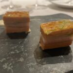 En klassiker hos Martin Berasategui: Millefeuille på ål, anklever och äpple En klassiker hos Martin Berasategui: Millefeuille på ål, anklever och äpple