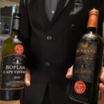 På Pier Restaurant åt jag och Stephen an avsmakningsmeny och till osten blev det ett glas Boplaas På Pier Restaurant åt jag och Stephen an avsmakningsmeny och till osten blev det ett glas Boplaas