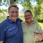Ett kärt återseende med min vän Jean Engelbrecht på Rust En Vrede i Stellenbosch Ett kärt återseende med min vän Jean Engelbrecht på Rust En Vrede i Stellenbosch