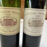 En provning på Chateaux Margaux med två bra årgångar. Andravinet från utsökta 2010 samt första vinet, som alltid bjuder på en dimension till En provning på Chateaux Margaux med två bra årgångar. Andravinet från utsökta 2010 samt första vinet, som alltid bjuder på en dimension till