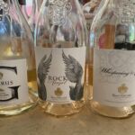 Provning av tre av gårdens ljuvliga viner Provning av tre av gårdens ljuvliga viner