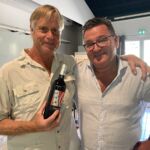 Tillsammans med min gamle vän Lars Torstensson på Domaine Rabiega Tillsammans med min gamle vän Lars Torstensson på Domaine Rabiega