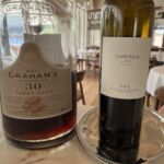 Trevliga viner vid lunchen hos Pedro Lemos på Quinta do Bomfim. B.l.a Chryseia som står högt i kurs Trevliga viner vid lunchen hos Pedro Lemos på Quinta do Bomfim. B.l.a Chryseia som står högt i kurs
